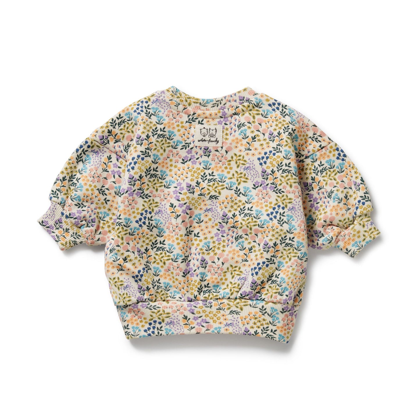 Organic Cotton Terry Sweat . Tiny Bloom