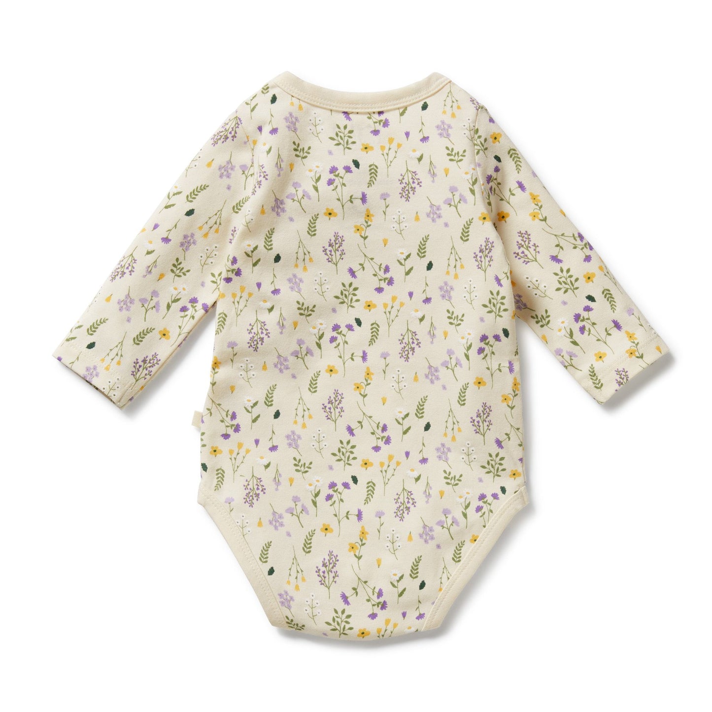 Organic Cotton Envelope Bodysuit . Bella Floral