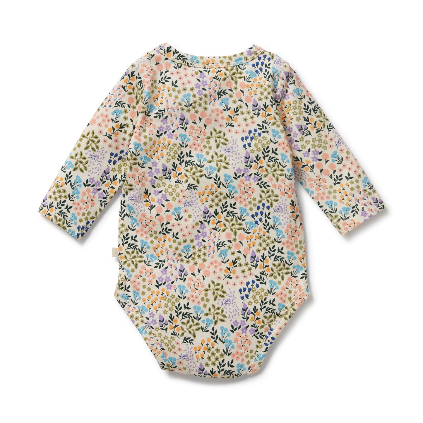 Organic Cotton Envelope Bodysuit . Tiny Bloom