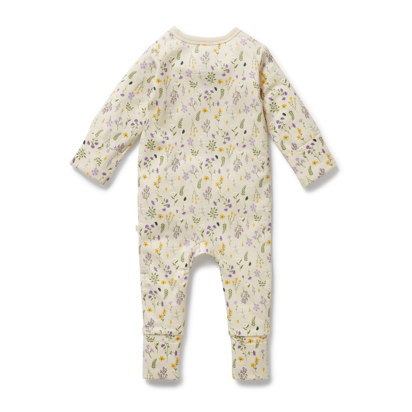 Organic Cotton Zipsuit . Bella Floral