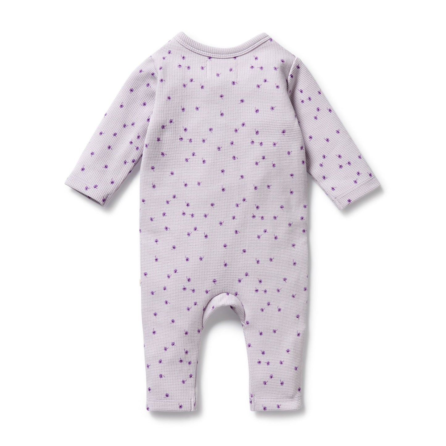 Organic Cotton Ruffle Zipsuit . Lulu Daisy
