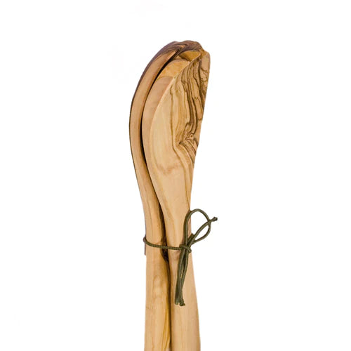 Olive Wood Salad Servers