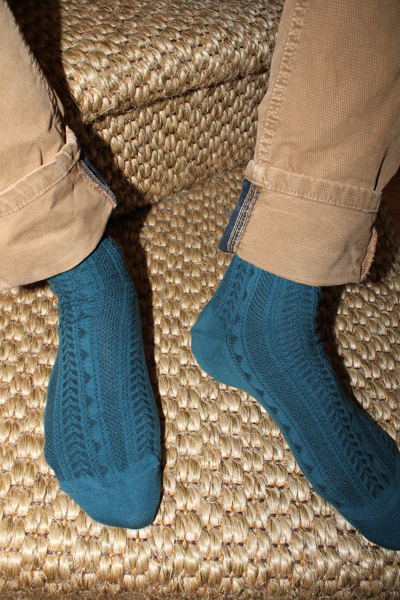 Cotton Socks . Trastevere . Petrol.