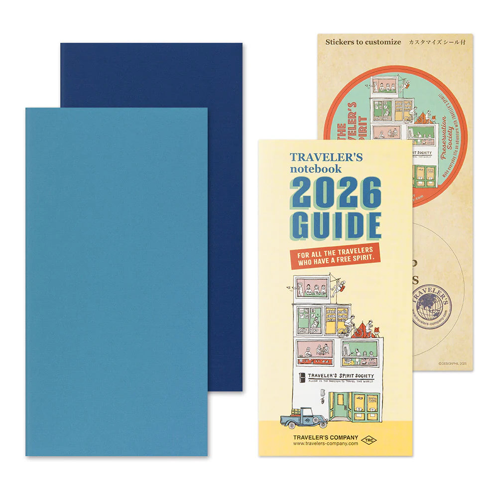 Traveler's Notebook Refill . 2026 Diary Weekly + Memo