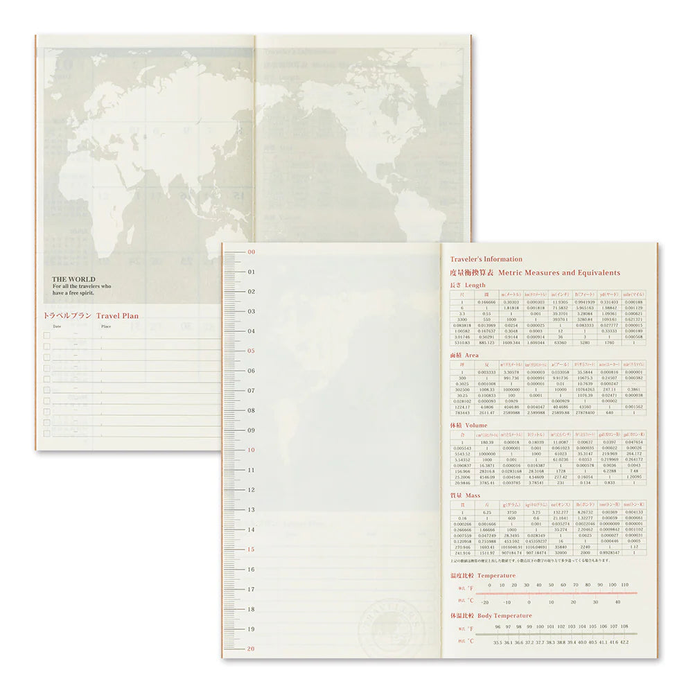 Traveler's Notebook Refill . 2026 Monthly Diary