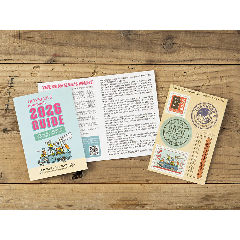 Traveler's Notebook Refill PASSPORT . 2026 Diary Weekly + Memo