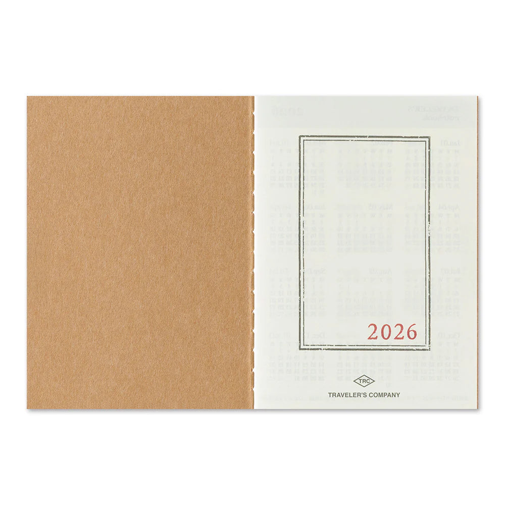 Traveler's Notebook Refill PASSPORT . 2026 Diary Weekly