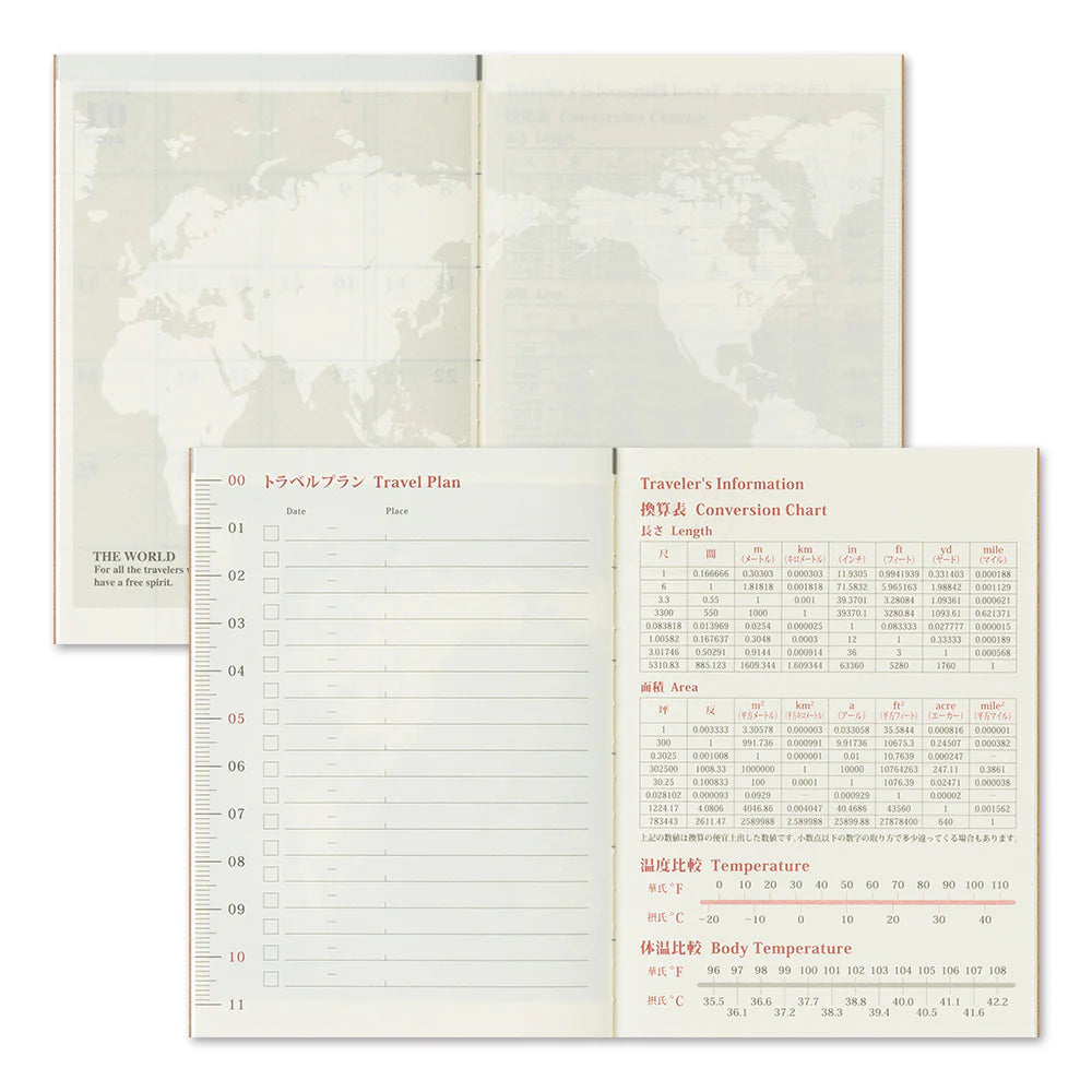 Traveler's Notebook Refill PASSPORT . 2026 Diary Weekly