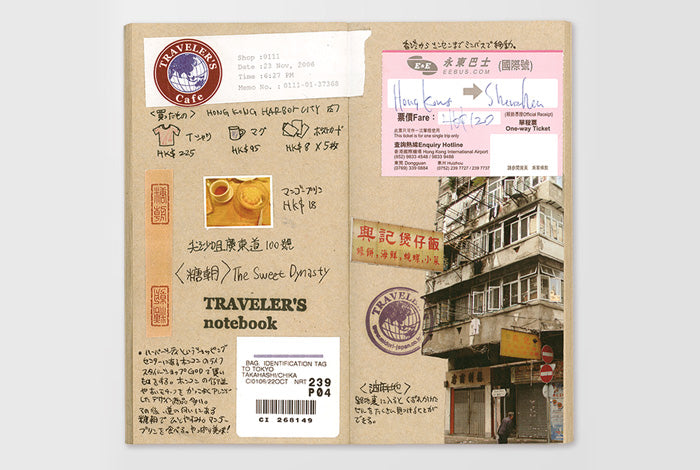 014 Traveler's Notebook Kraft Paper Notebook . Regular size