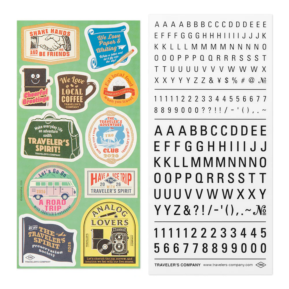 Traveler's Notebook 2026 Diary Sticker Set