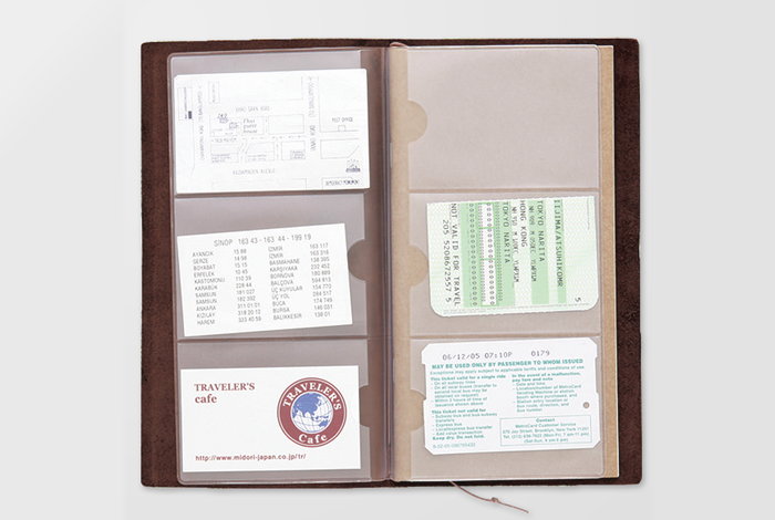 007 Traveler's Notebook Card File . Regular size