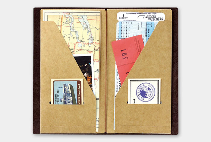 Traveler's Notebook . Kraft Folder