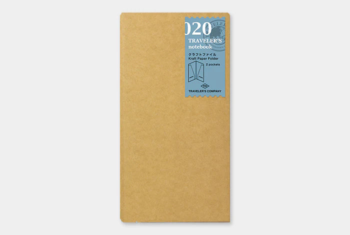 Traveler's Notebook . Kraft Folder