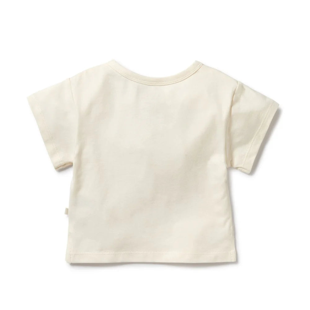 Organic Pique Cotton Tee . Quack Quack