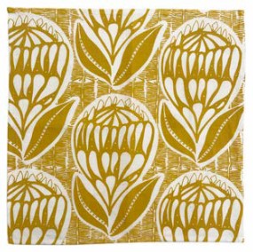 Napkin set . Waratah . Yellow