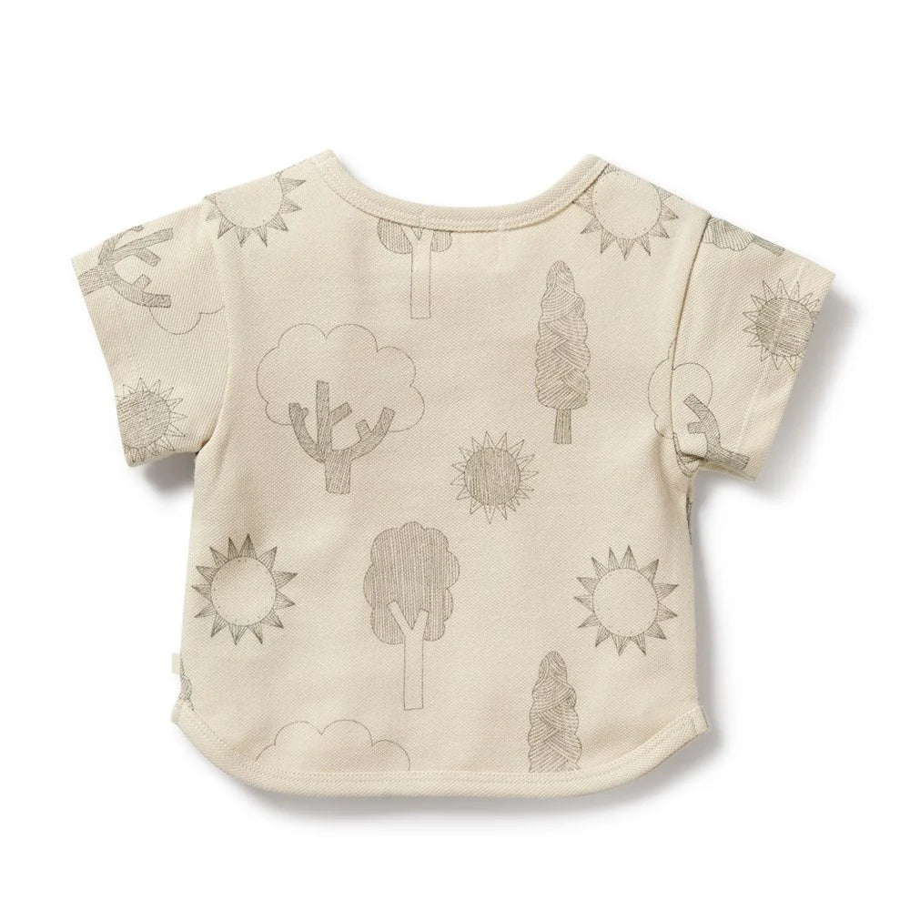 Organic Pique Cotton Tee . Park Life