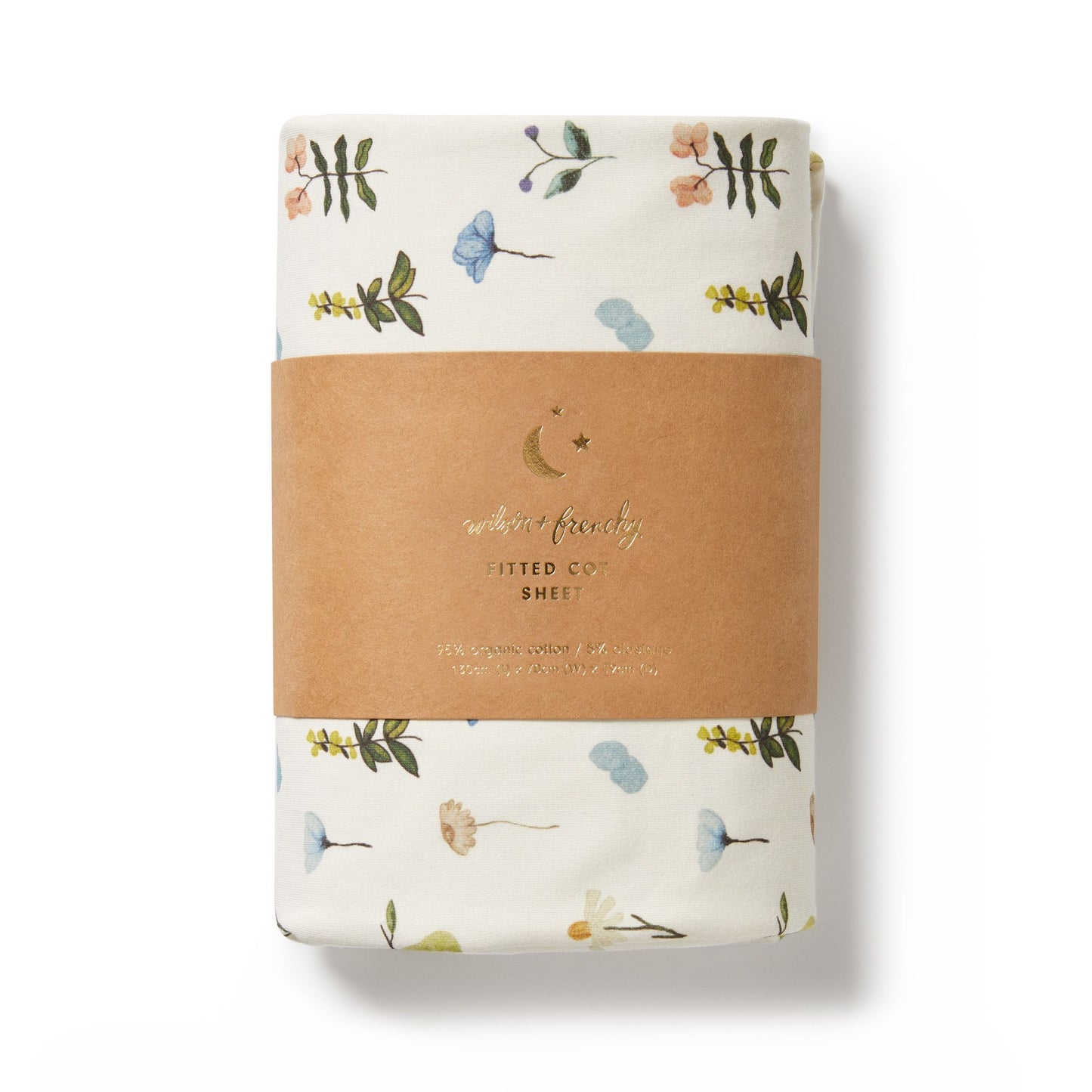 Organic Cotton Fitted Cot Sheet . Petit Garden