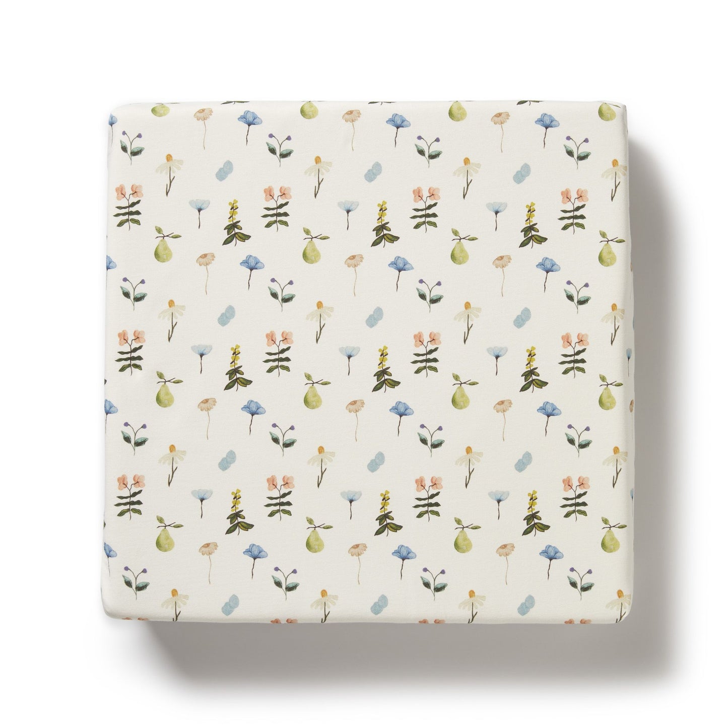 Organic Cotton Fitted Cot Sheet . Petit Garden