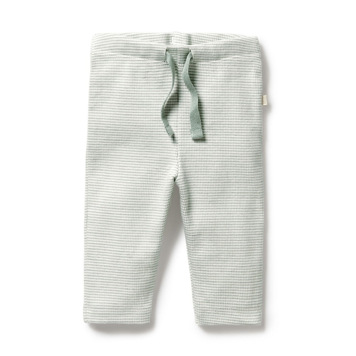 Organic Cotton Legging  . Stripe Fern