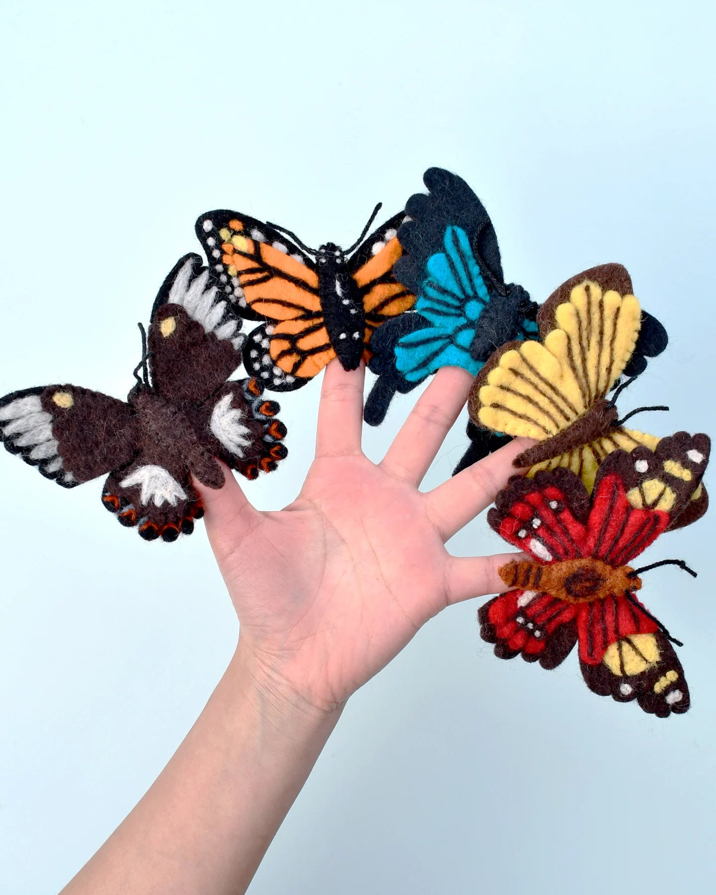 Felt Finger Puppets . Butterflies