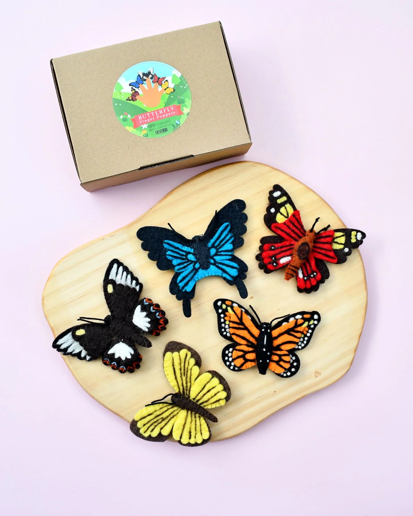 Felt Finger Puppets . Butterflies