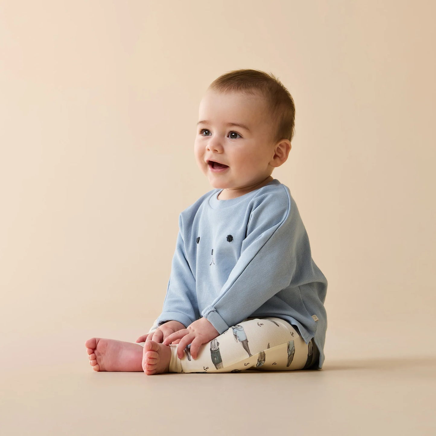Woolly Whales Organic Cotton Legging