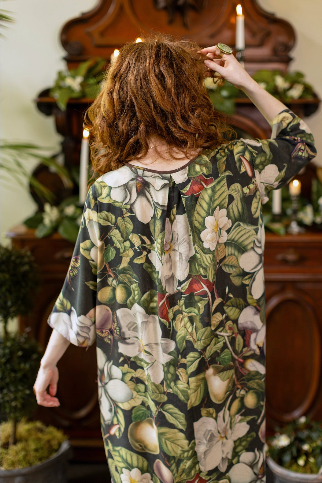 Opera Duster Kimono Robe . Fleur de Lune