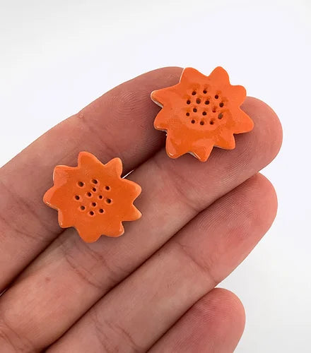 Ceramic Studs . Flame