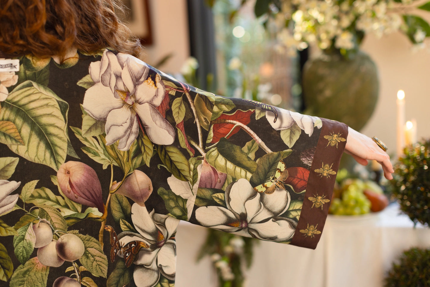 Opera Duster Kimono Robe . Fleur de Lune