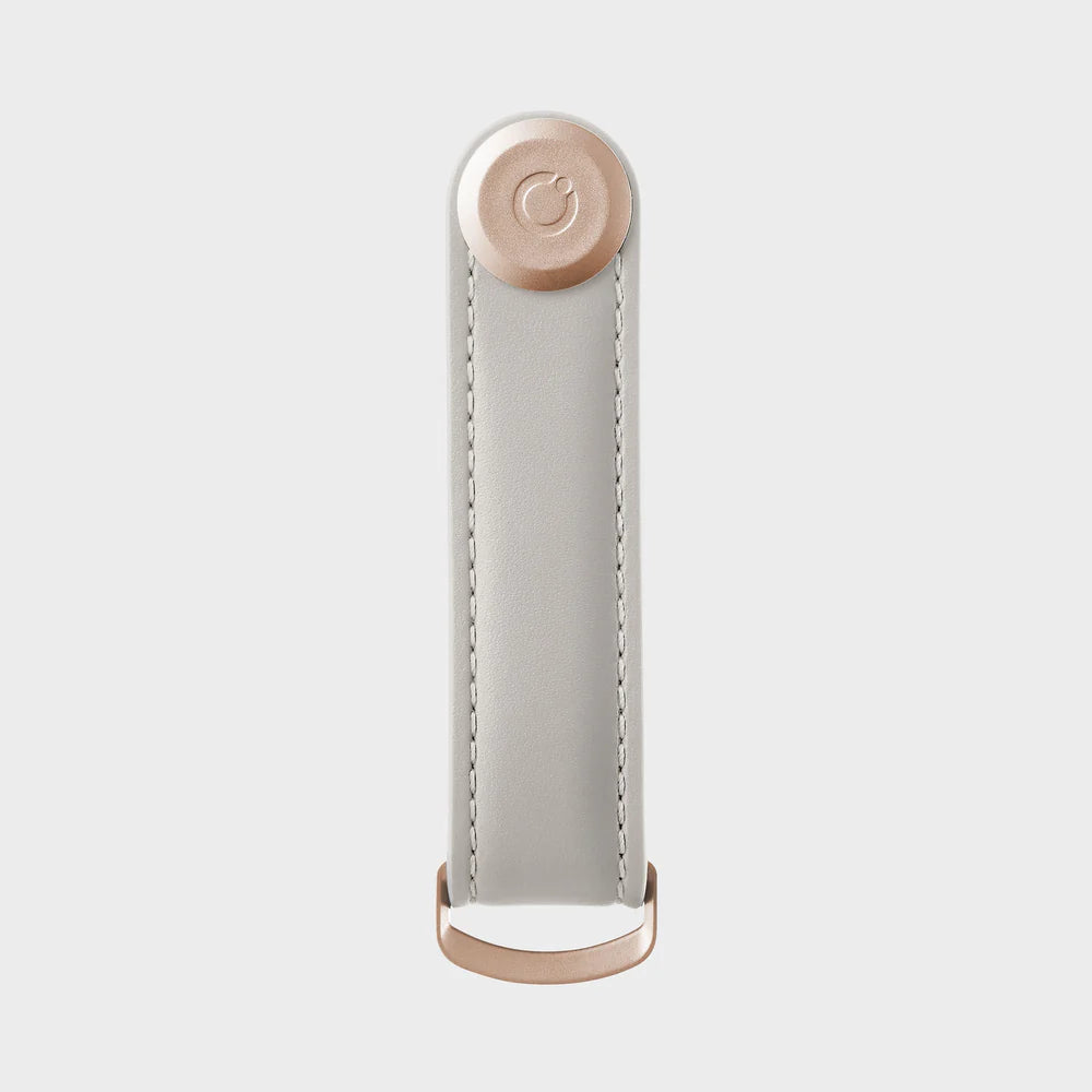 Orbitkey Key Organiser . Stone with Grey Stitching