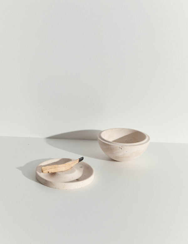 Addition Studio Horizon Incense Burner : Travertine Perth
