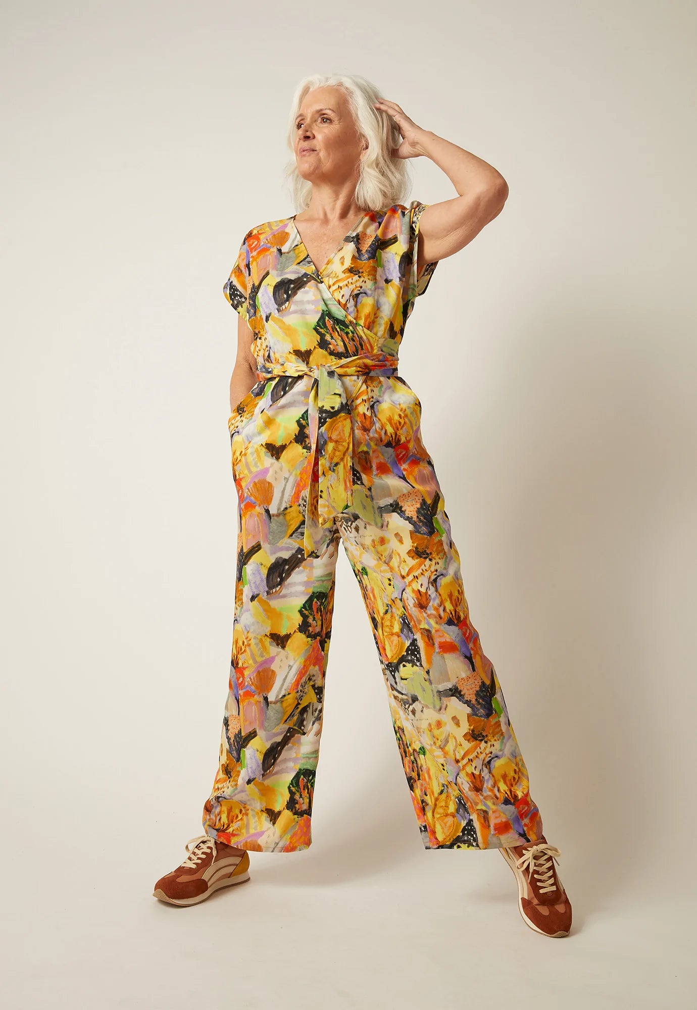 Kai Wrap Jumpsuit . Little Rann