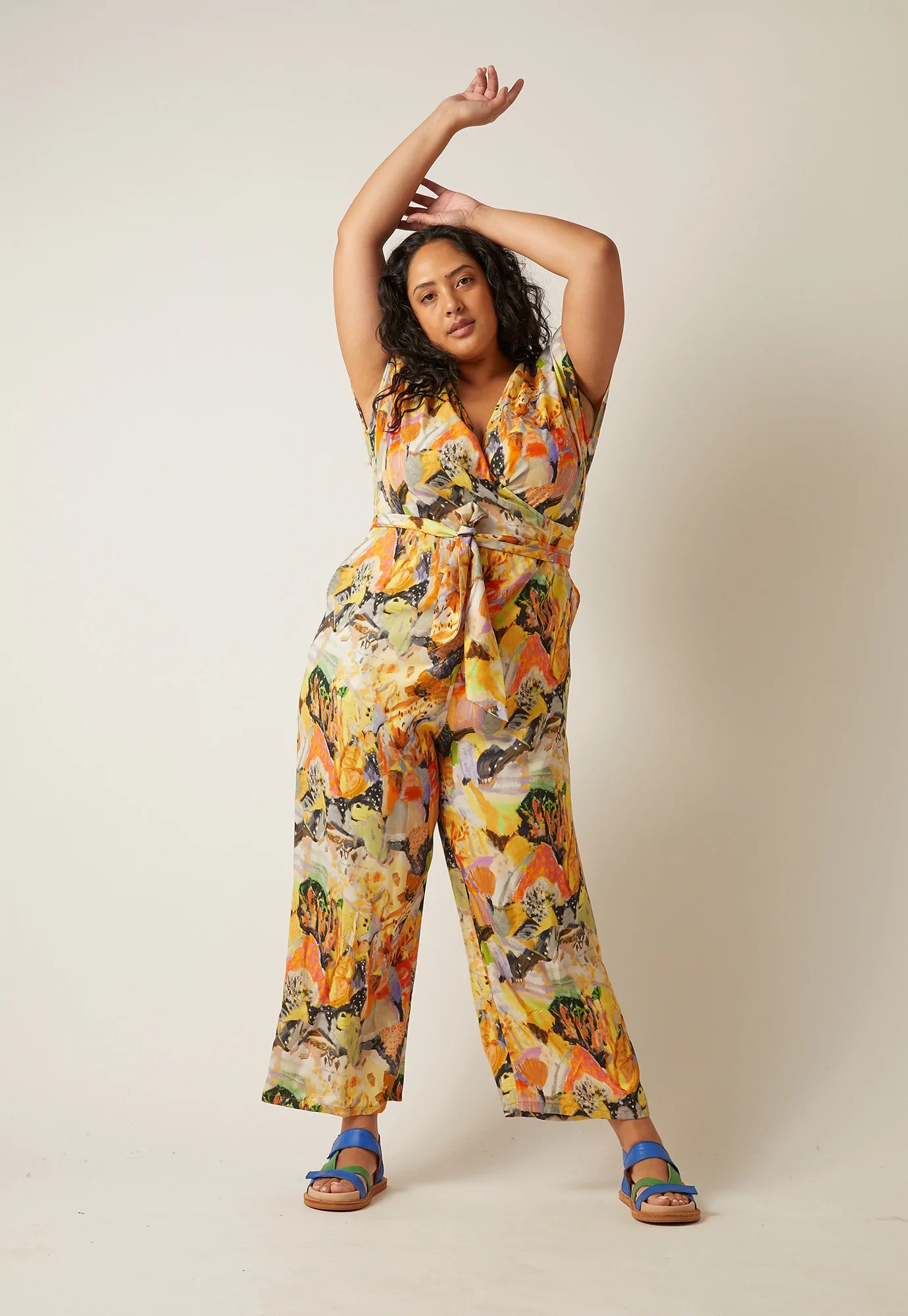 Kai Wrap Jumpsuit . Little Rann