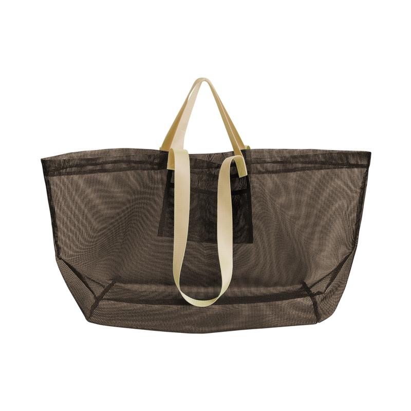 Mesh Bag : Brown .