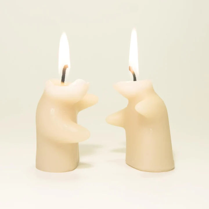 Australian Beeswax candles . Burning Love
