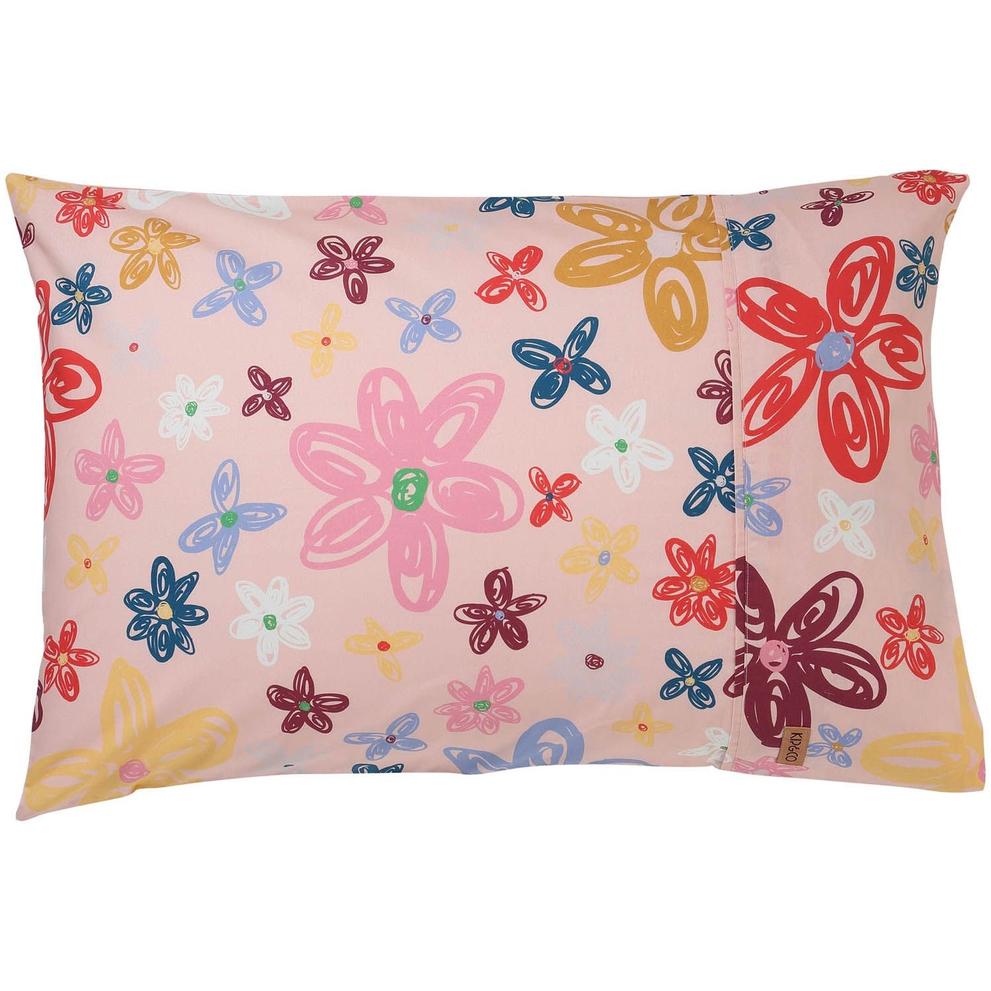 Pansy pillowcase, Single . Cotton