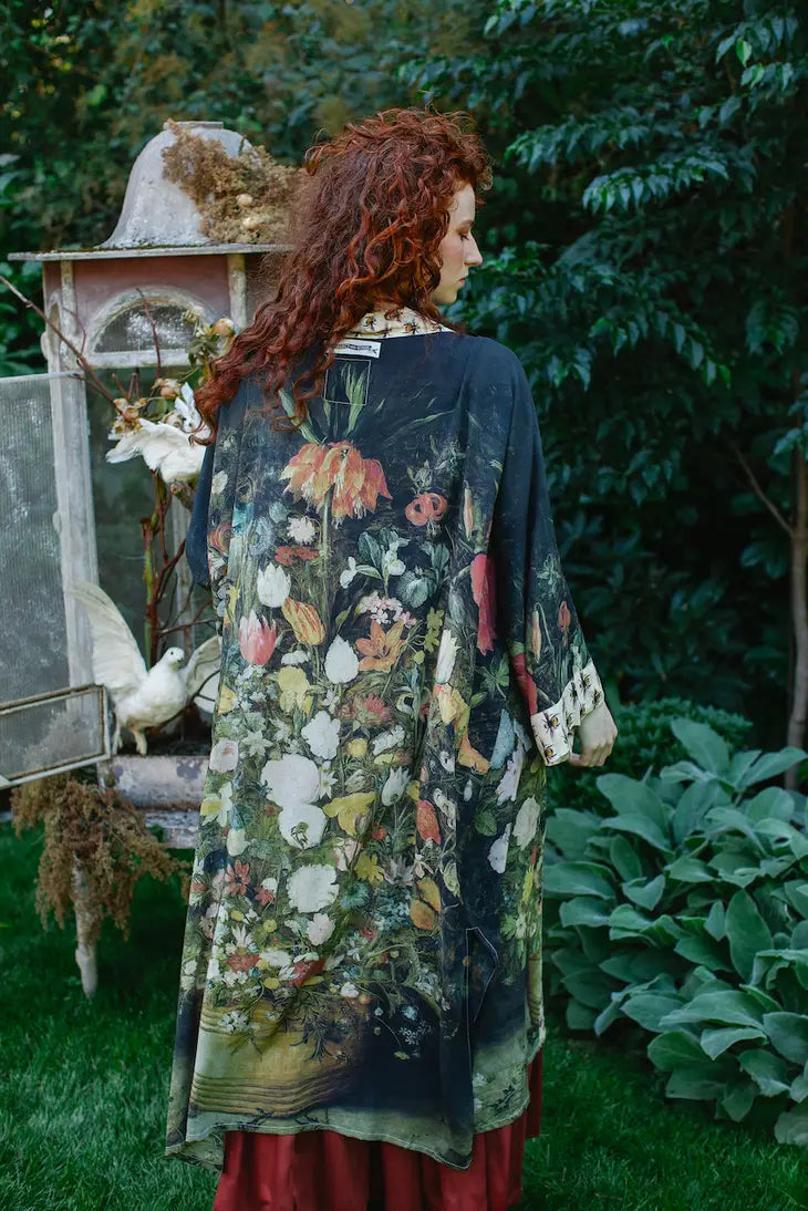 Opera Kimono Robe . I Dream In Flowers .