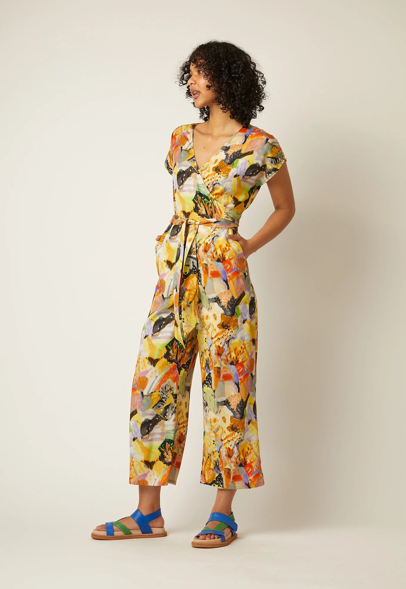 Kai Wrap Jumpsuit . Little Rann