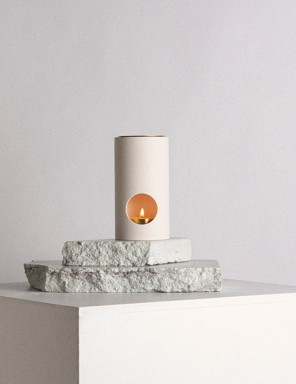 Addition Studio Synergy Oil Burner : Limestone