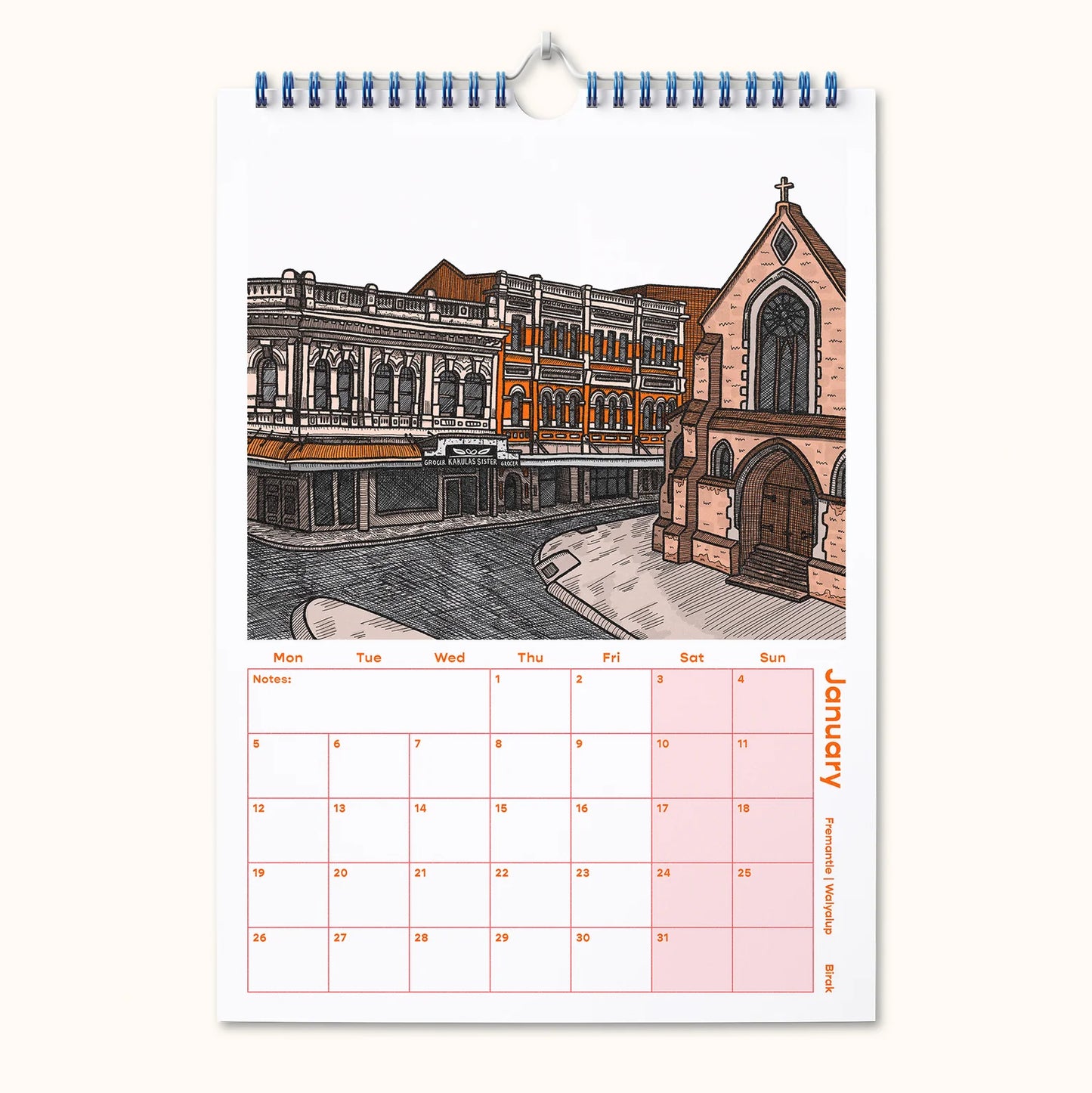 Fremantle Calendar x Neighbourhood Press