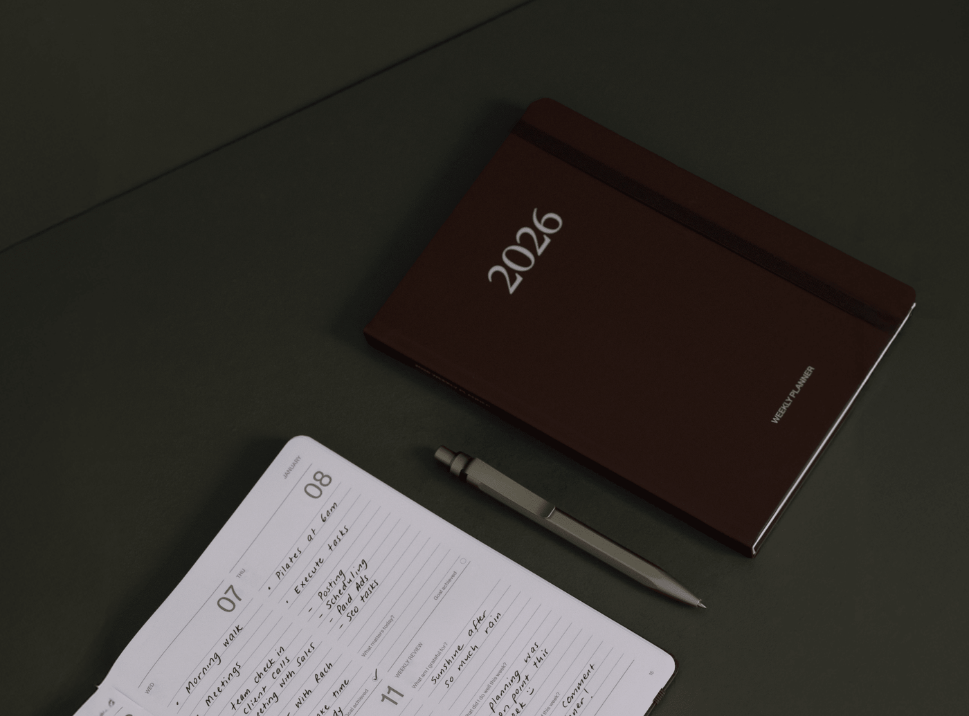 2026 Diary . Karst Stone Paper A5