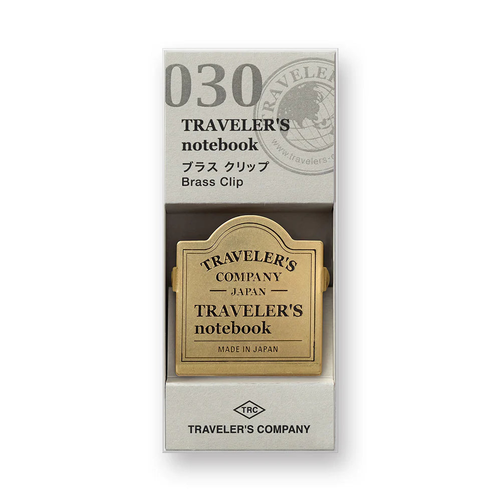 Brass Clip Travelers Journal Logo 030