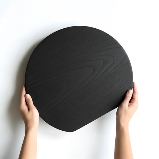 Etsu Shou Sugi Ban Board . Round