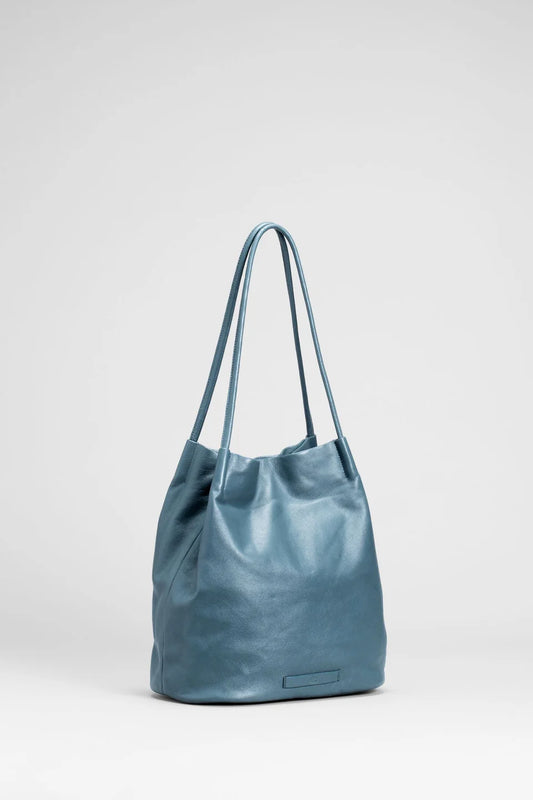 Orsa Leather Bag . Slate