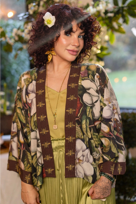 Cropped Kimono . Fleur de Lune