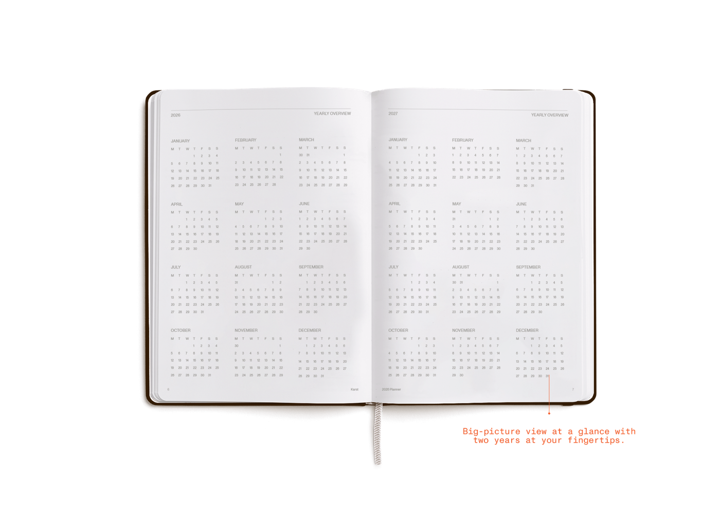 2026 Diary . Karst Stone Paper A5