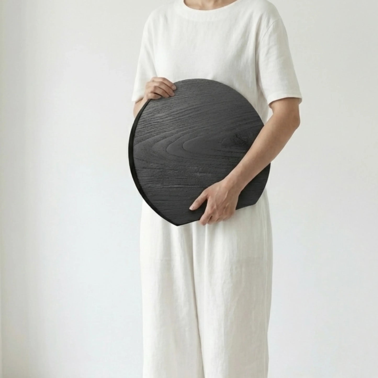 Etsu Shou Sugi Ban Board . Round