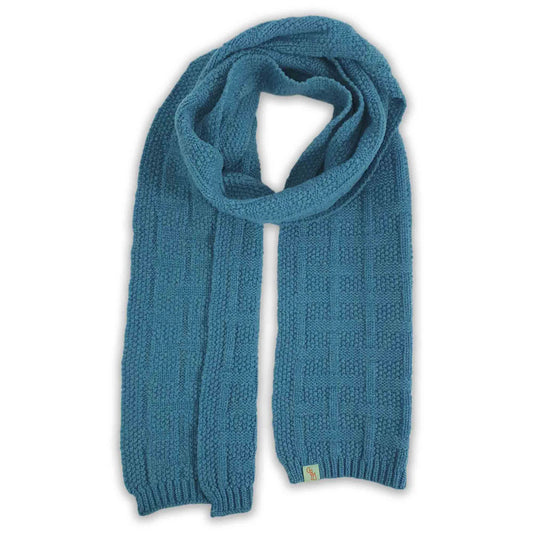 Lambswool Scarf . Basketcase . Barracuda