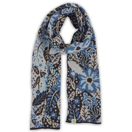 Australian Made Merino Wool Scarf . Bliss . Wedgewood Blue