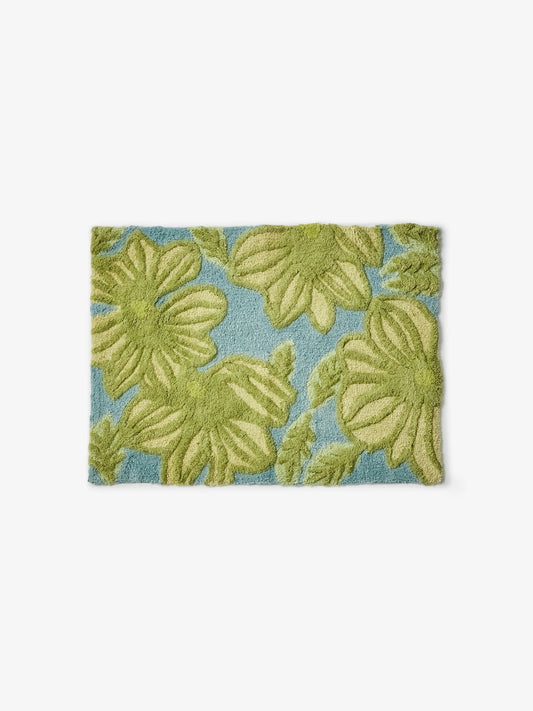 Azalea Light Green Bath Mat.